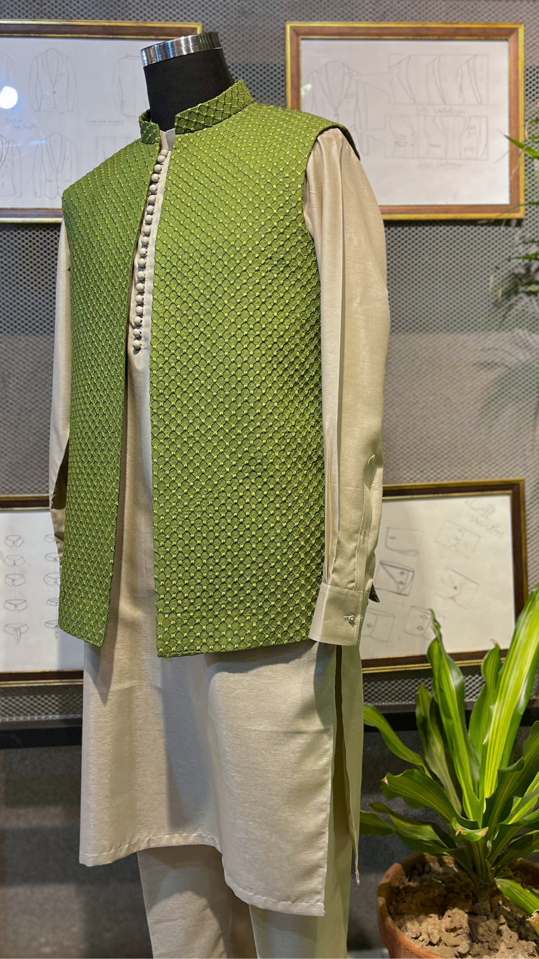 Green Horizon Waistcoat