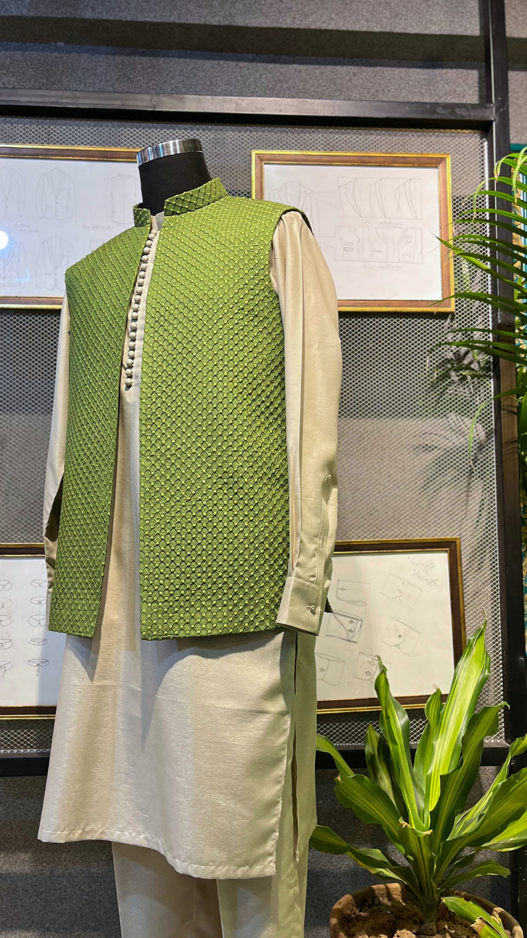 Green Horizon Waistcoat