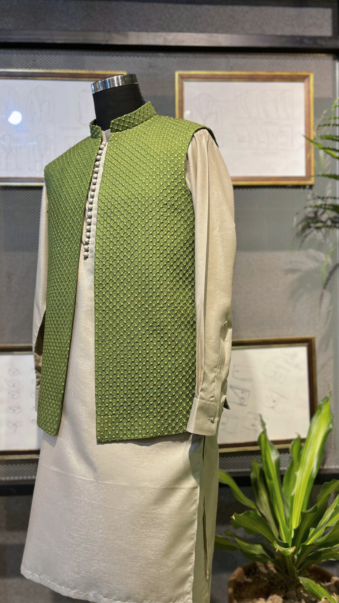 Green Horizon Waistcoat