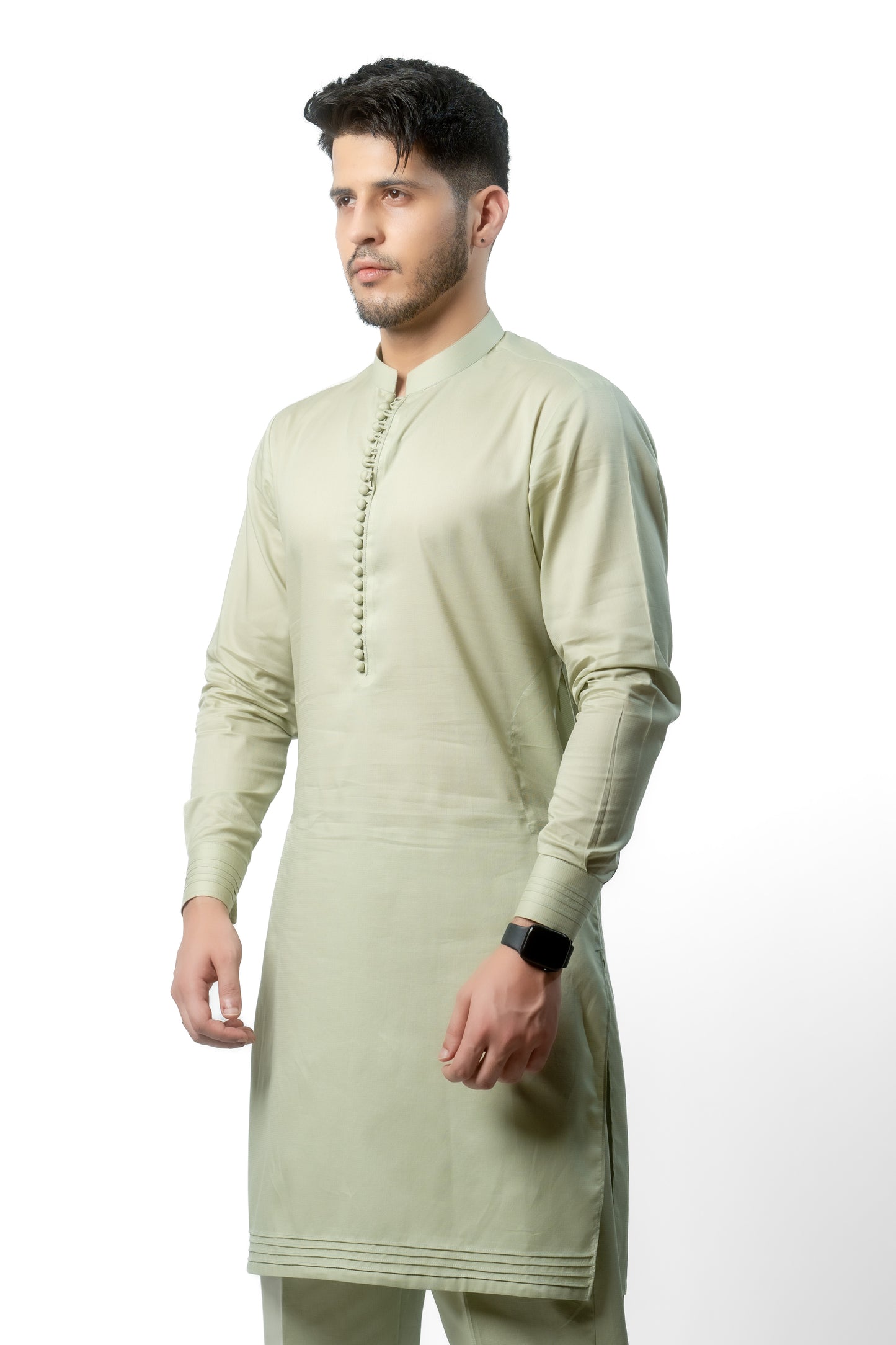 Kurta Trouser Set Pastel Green - Titan Green