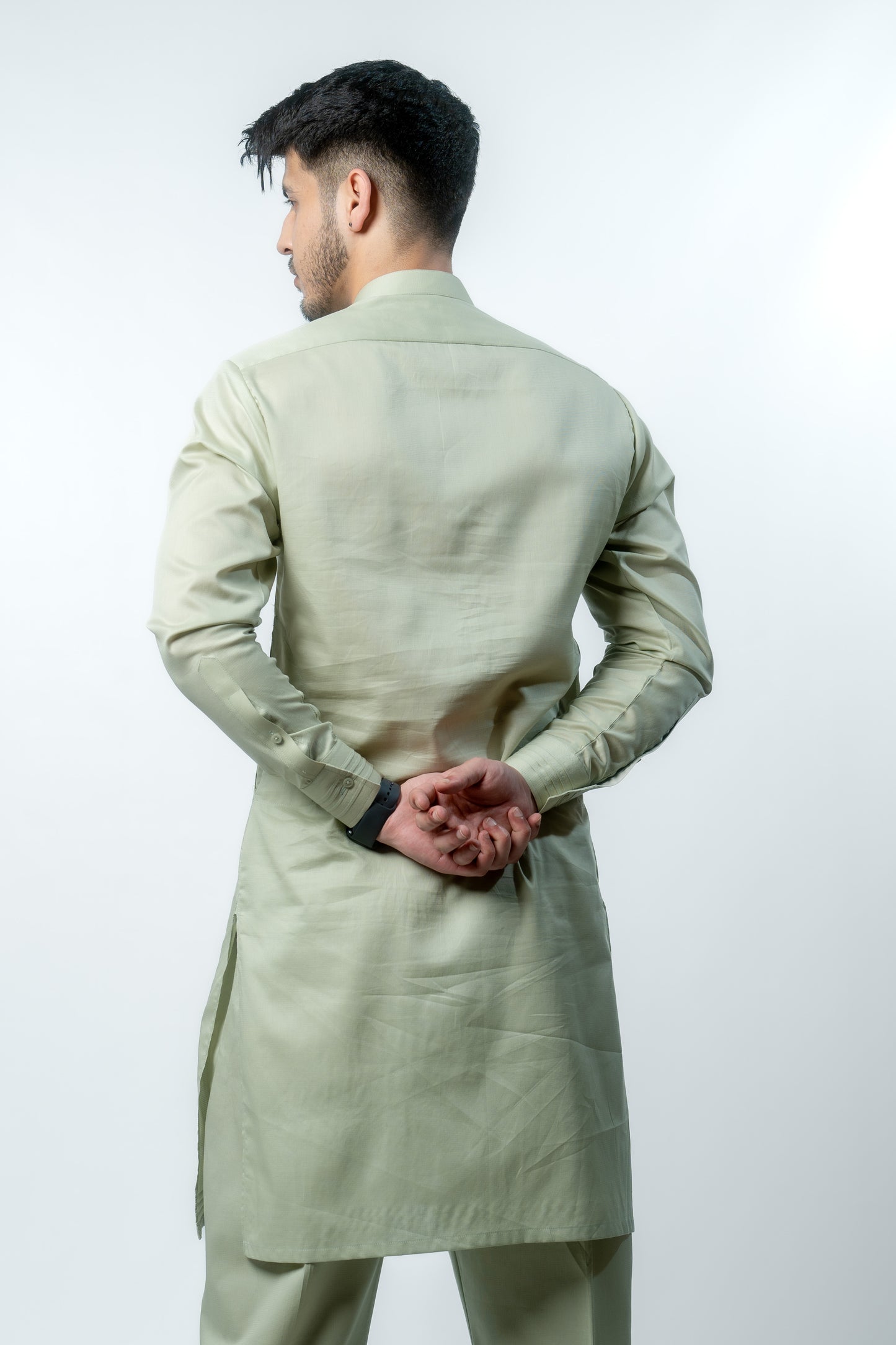 Kurta Trouser Set Pastel Green - Titan Green