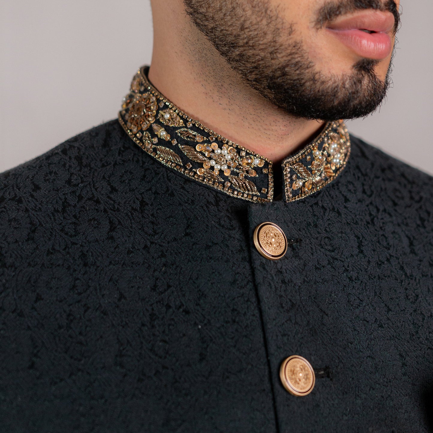 Black Sherwani