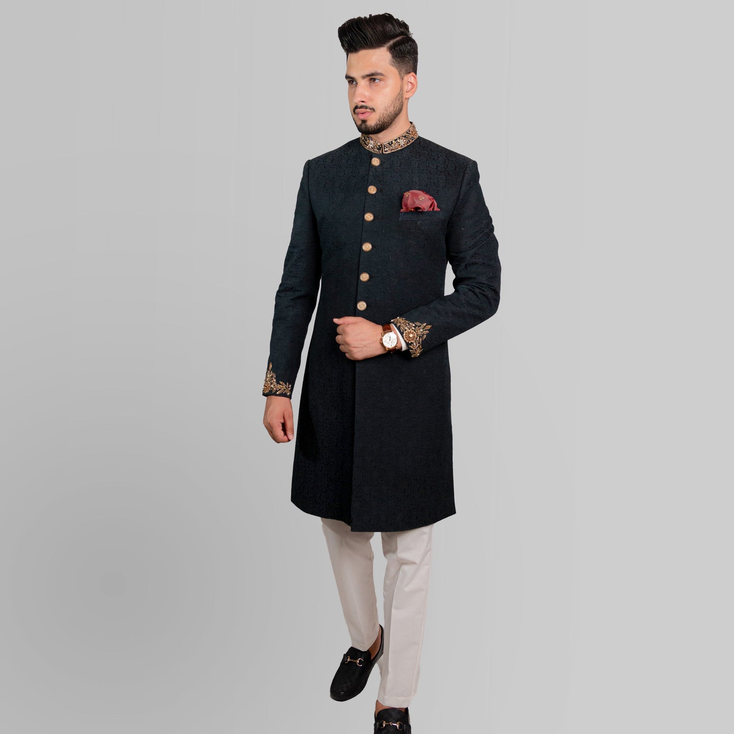 Black Sherwani